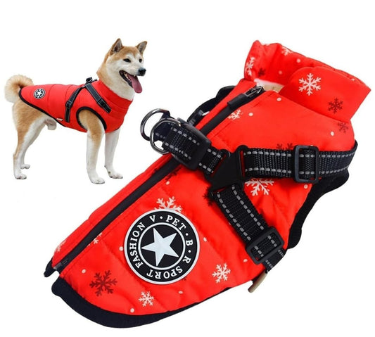 Arctic Chic™ – Veste d’hiver chaude et imperméable avec harnais intégré