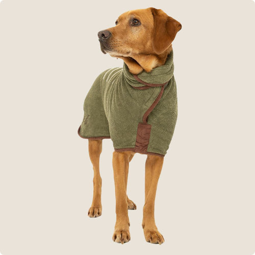 Peignoir de séchage confortable pour animaux – Doux & enveloppant