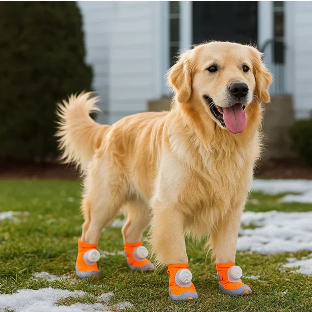 Chaussures d’hiver ajustables et antidérapantes – protection contre le froid