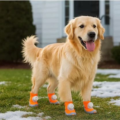 Chaussures d’hiver ajustables et antidérapantes – protection contre le froid