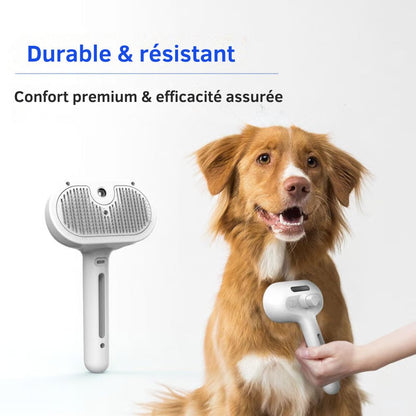 Peigne Vapeur Premium pour Chiens & Chats