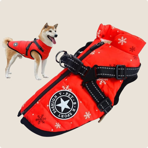 Arctic Chic™ – Veste d’hiver chaude et imperméable avec harnais intégré