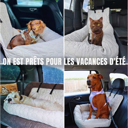 Siège Auto Rafraîchissant pour Chien — Frais & Serein tout l'Été