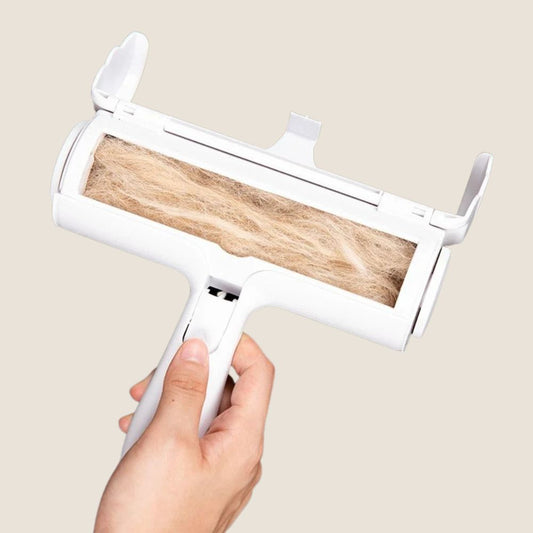 Rouleau Anti-Poils Réutilisable – Élimine Facilement Poils de Chien & Chat sur Tous les Tissus