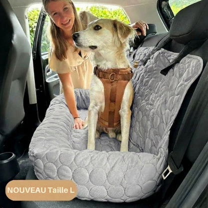 Siège Auto Rafraîchissant pour Chien — Frais & Serein tout l'Été